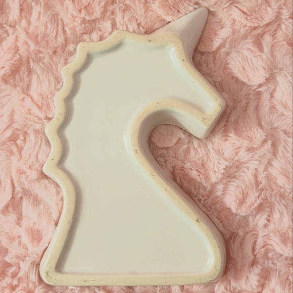 Accents Unicorn Glass Trinket Tray Perfect For Rings Earrings Coins